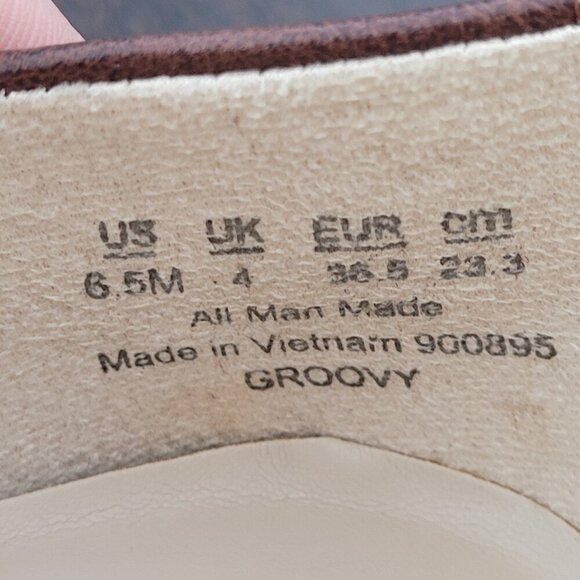 NEW LifeStride Groovy Womens Size 6.5W Wedge Pump Tan  ~ 6PT - Picture 7 of 8
